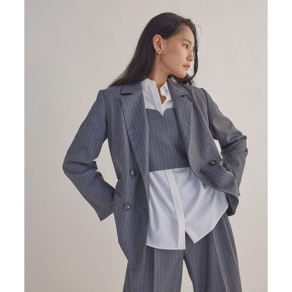 「NATURAL BEAUTY BASIC」 テーラードジャケット MEDIUM グレー系その他 レ...