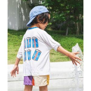 tシャツ 「冷たい/サマーエール」冷っほーい！半袖Tシャツ_UVカット_気化冷却_接触冷感 キッズ 子供服 男の子 女の子