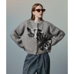 カーディガン 「2026Autumn PRE-ORDER」Dalmatian Knit Cardigan/ダルメシアンニットカーデ レディース