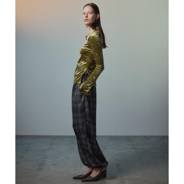 パンツ 「2026Autumn PRE-ORDER」Satin Check Easy Pants/サ...