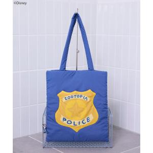 トートバッグ モチーフポケット付パファートート/Zootopia レディース