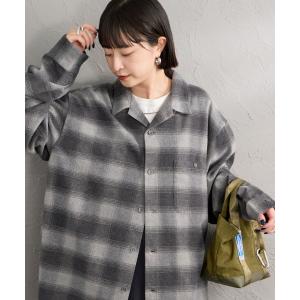 ブラウス シャツ 「PENDLETON/ペンドルトン」 別注 シングルポケット オンブレチェックシャツ レディース メンズ