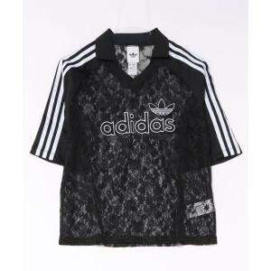アディダス　adidas tシャツ 半袖 adidas アディダス W LACE SS JERSEY ショートスリーブ KZ4763 ABC-MART限定 *BLACK/WHITE レディース