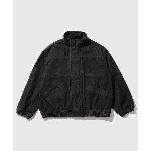 ブルゾン アウター 13oz デニムボマーブルゾン / ADAM ET ROPE' JEANS メンズ