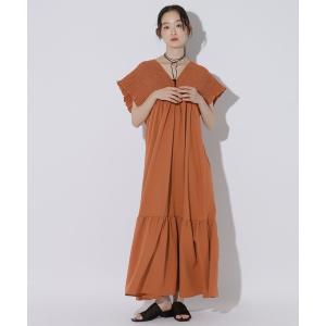 ワンピース シャーリングティアードワンピース / 1051877