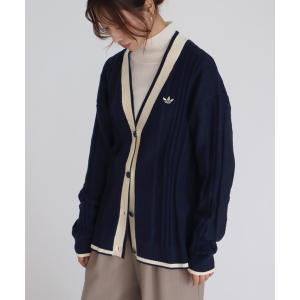 アディダス　adidas カーディガン 「adidas Originals/アディダスオリジナルス」CABLE KNIT CARDIGAN(ケーブルニットカーディガン KS4968 KT1859)