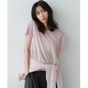 tシャツ 半袖 シアーベロアコンパクトT レディース