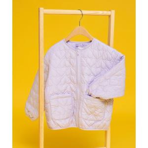 ノーカラージャケット アウター 「マシンウォッシャブル」キルティングジャケット キッズ 子供服 女の子