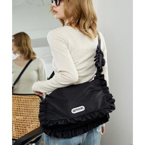 ショルダーバッグ バッグ OUTDOOR PRODUCTS/アウトドアプロダクツ ナイロン フリル ショルダーバッグ　限定展開 レディース