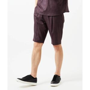 パンツ 「セットアップ」ワンタックイージーショートパンツ メンズ