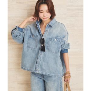 ブラウス シャツ ballon denim シャツ レディース