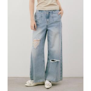 「idem」 デニムパンツ S ライトブルー レディース
