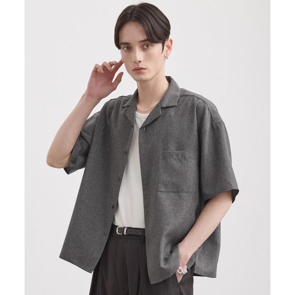 「LUENNA」 半袖シャツ M グレー メンズ