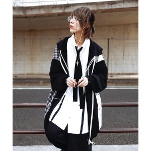 「rovtski」 カーディガン FREE ブラック メンズ