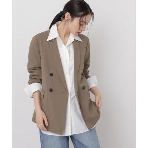 ジャケット テーラードジャケット ドライウェザーストレッチダブルジャケット(セットアップ可) レディース