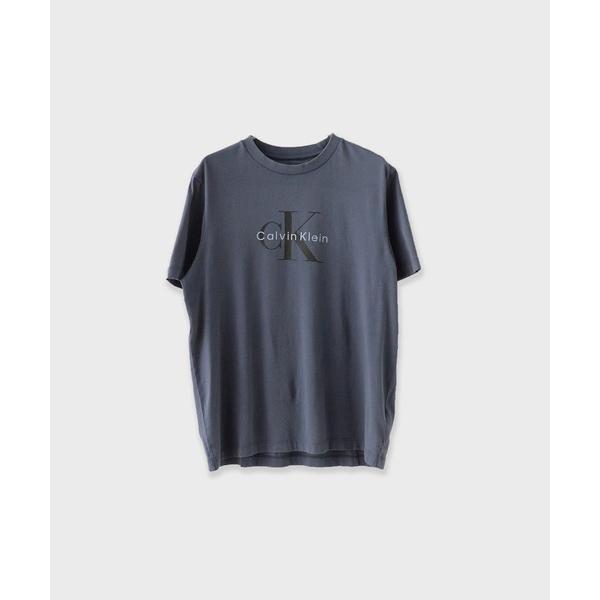 tシャツ Calvin Klein/ SS 20S ACID WASH MONOLOGO GRAPH...