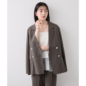ジャケット テーラードジャケット シアーチェック...の商品画像