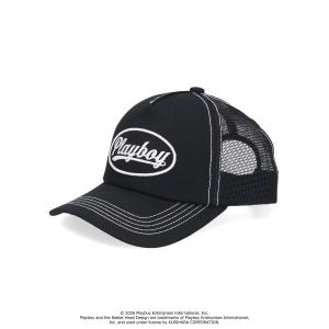 キャップ 帽子 レディース PLAYBOY  OVAL PATCH TRUCKER / プレイボーイ レディース メンズ