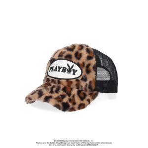 キャップ 帽子 レディース PLAYBOY  FUR TRUCKER CAP / プレイボーイ レディース メンズ