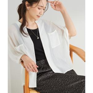 ブラウス シャツ 「洗濯機可/選べる6色」ナチュラルな風合いが魅力 ゆったり楊柳シアードルマンブラウス レディース