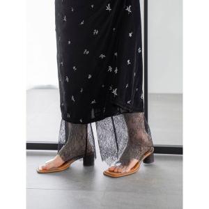 パンツ レイヤードレースパンツ レディース