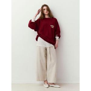 ワイドパンツ ジーンズ デニム デニムパンツ ウエストコードカーブルーズデニム レディース