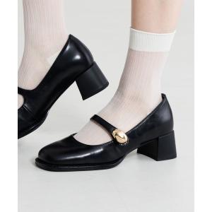 パンプス 「HIMIKO」「ZOZOTOWN限定デザイン」スクエアトゥストラップパンプス/660103