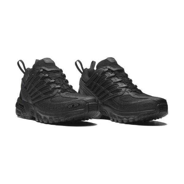 「SALOMON」 ローカットスニーカー 28.5cm ブラック メンズ
