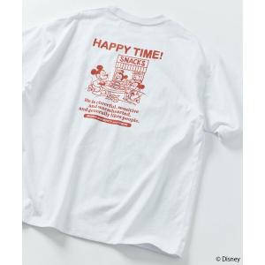「FREAK'S STORE」 半袖Tシャツ「Disneyコラボ」 SMALL ホワイト メンズ