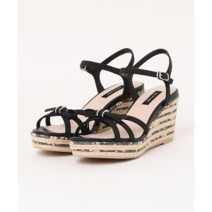 「JILL STUART」 ヒールサンダル 24.5cm ブラック レディース