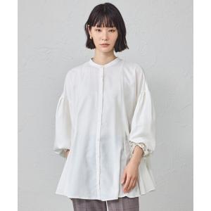 ブラウス シャツ 「接触冷感」フレアブラウス レディース