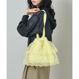 トートバッグ THEATRE PRODUCTS/シアタープロダクツ フラワー オーガンジー トートバッグ レディース