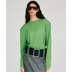 tシャツ 「2026Autumn Pre-Order」ウールショルダーパッドトップス / Wool Shoulder Pad Top レディース