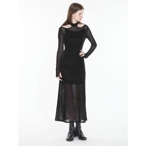FETICO（フェティコ） ワンピース FETICO SHEER GATHERED KNIT DRESS