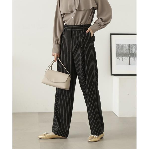 「N.（N. Natural Beauty Basic）」 スラックス MEDIUM ブラック系その...