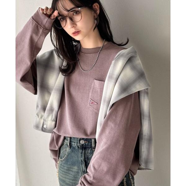 「Java」 長袖カットソー LARGE ピンク レディース