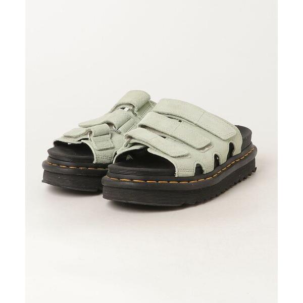 「Dr. Martens」 フラットサンダル 4 グリーン レディース