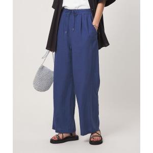 ワイドパンツ パンツ 「size SHORT/TALLあり」BREEZE LINEN ブリーズリネン ワイド パンツ 3 レディース