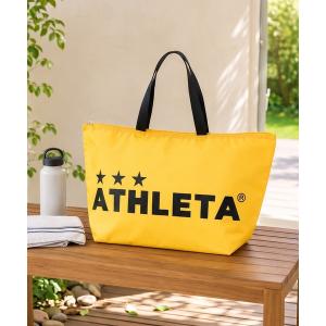 トートバッグ 「ATHLETA」夏のまとめ持ちもスマートに！冷気を逃がしにくい保冷仕様と、荷物をまとめやすい横長シルエットが魅力のしっかり入る大容量保冷…