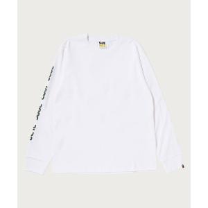 A BATHING APE（アベイシングエイプ） 長袖Tシャツ LARGE ホワイト