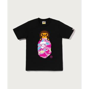 tシャツ 半袖 STA CAMO MILO ON APE HEAD TEE レディース