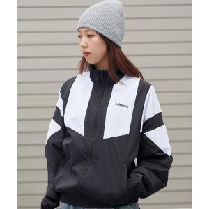 アディダス　adidas ブルゾン アウター adidas/アディダス M BLOCKED TRACKTOP ブロックド トラックトップ トラックジャケット ナイロンジャケット ナイロ…