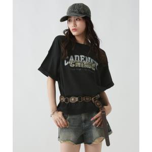 tシャツ ワッペンロゴTシャツ キッズ 子供服 女の子