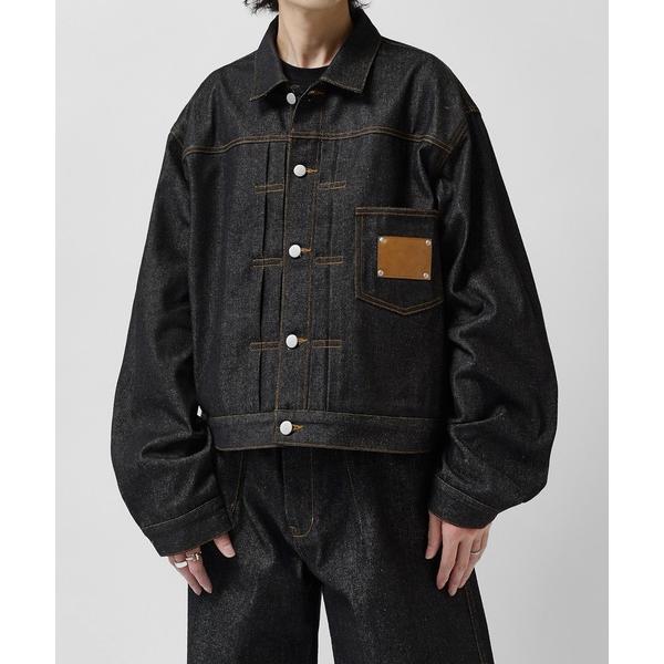 デニムジャケット gジャン 「Neucon」FRONT PATCH SHORT DENIM JACK...