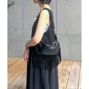 ショルダーバッグ バッグ ハーフムーンフリンジ2wayショルダーバッグ レディース