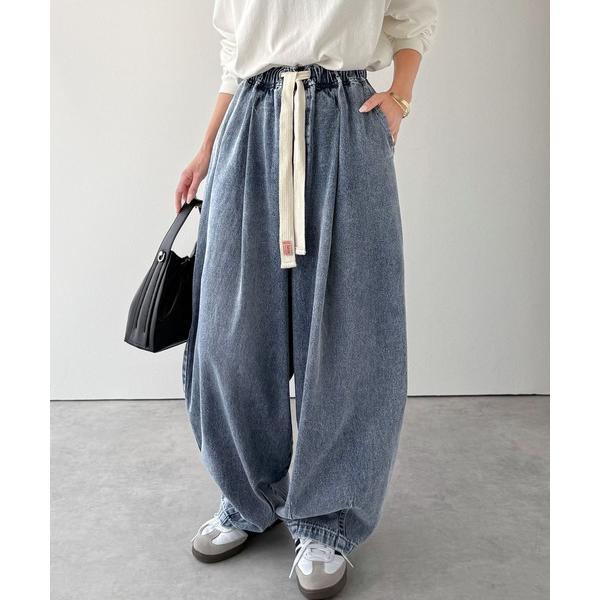 「Java」 デニムパンツ LARGE ブルー レディース