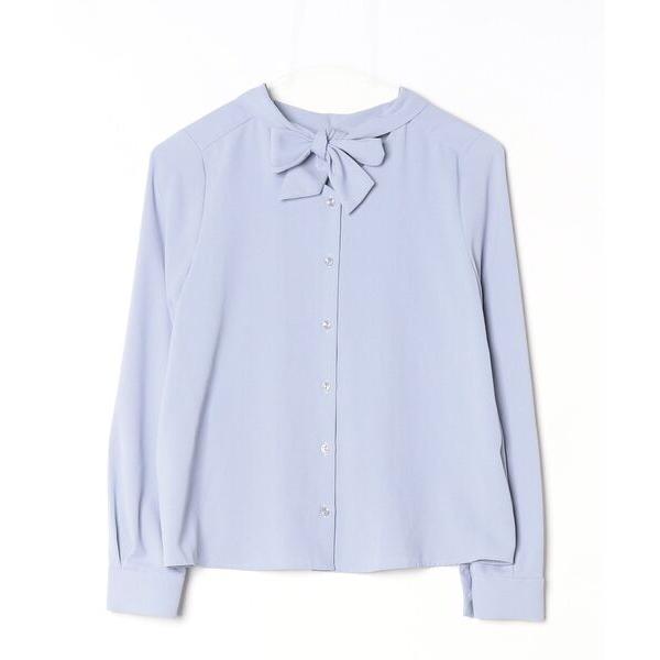 「NATURAL BEAUTY BASIC」 長袖ブラウス SMALL パープル レディース