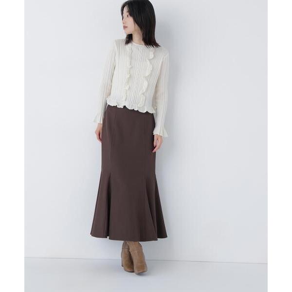 「NATURAL BEAUTY BASIC」 スカート MEDIUM ダークブラウン レディース
