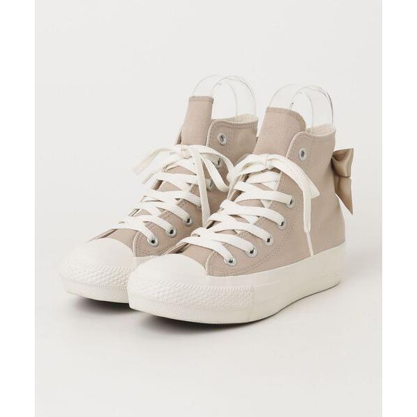 「CONVERSE」 ハイカットスニーカー 4 ベージュ レディース