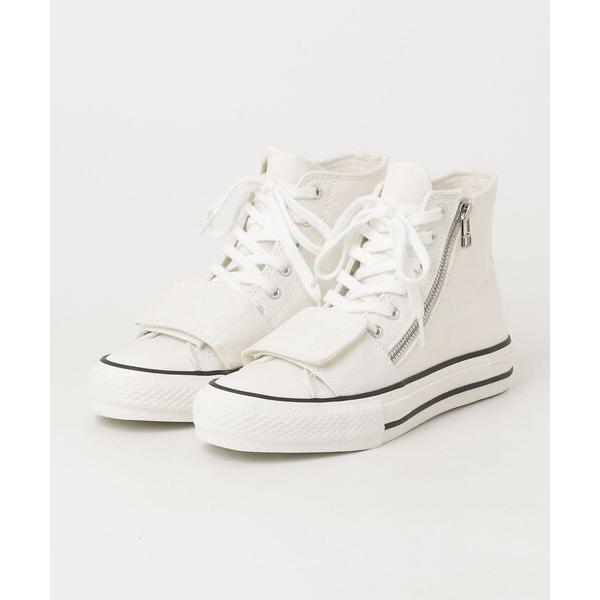 「ZUCCa」 ハイカットスニーカー S size ホワイト レディース